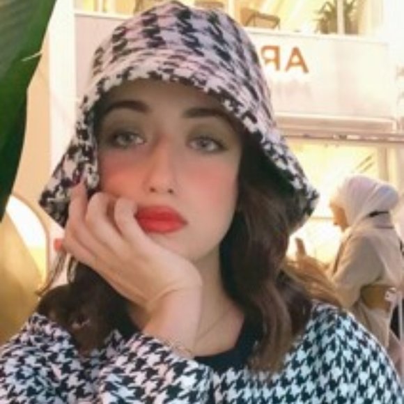 Houndstooth Bucket Hat black - Picture 2 of 11